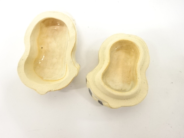  萩焼　十二代　田原陶兵衛造　寅　香合